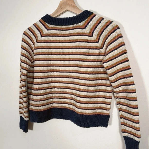 Madewell V-neck Multicolor  Striped Sweaters - Picture 10 of 13